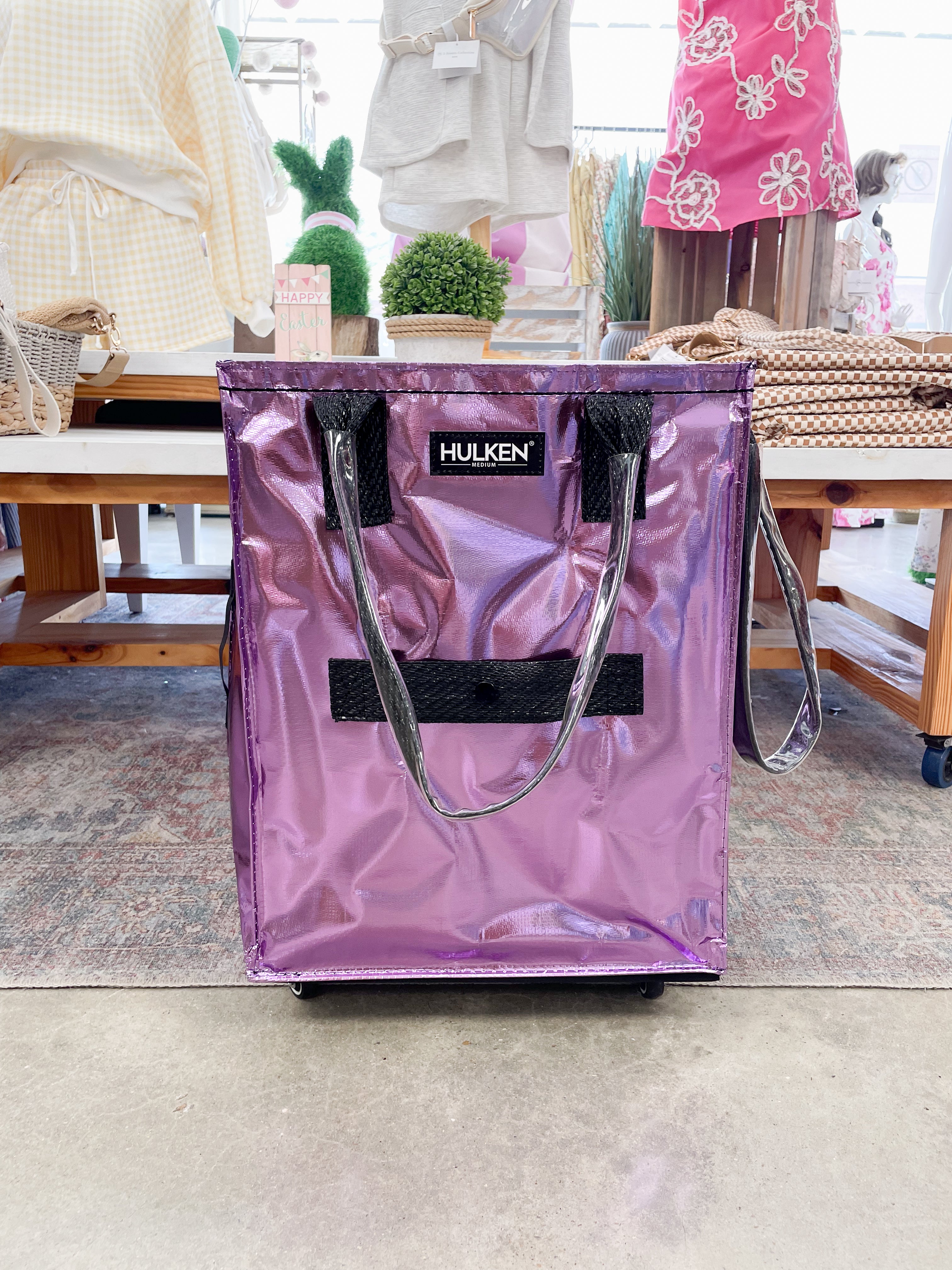 Hulken® Medium Signature Rolling Tote Bag-Lilac – Sparkle Tallahassee