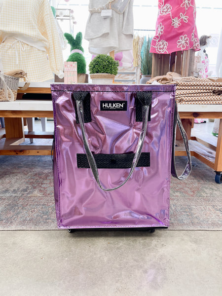 HULKEN ローリングトートバッグ パープル(ミディアム) Hulken® Medium Signature Rolling Tote Bag-Lilac – Sparkle Tallahassee