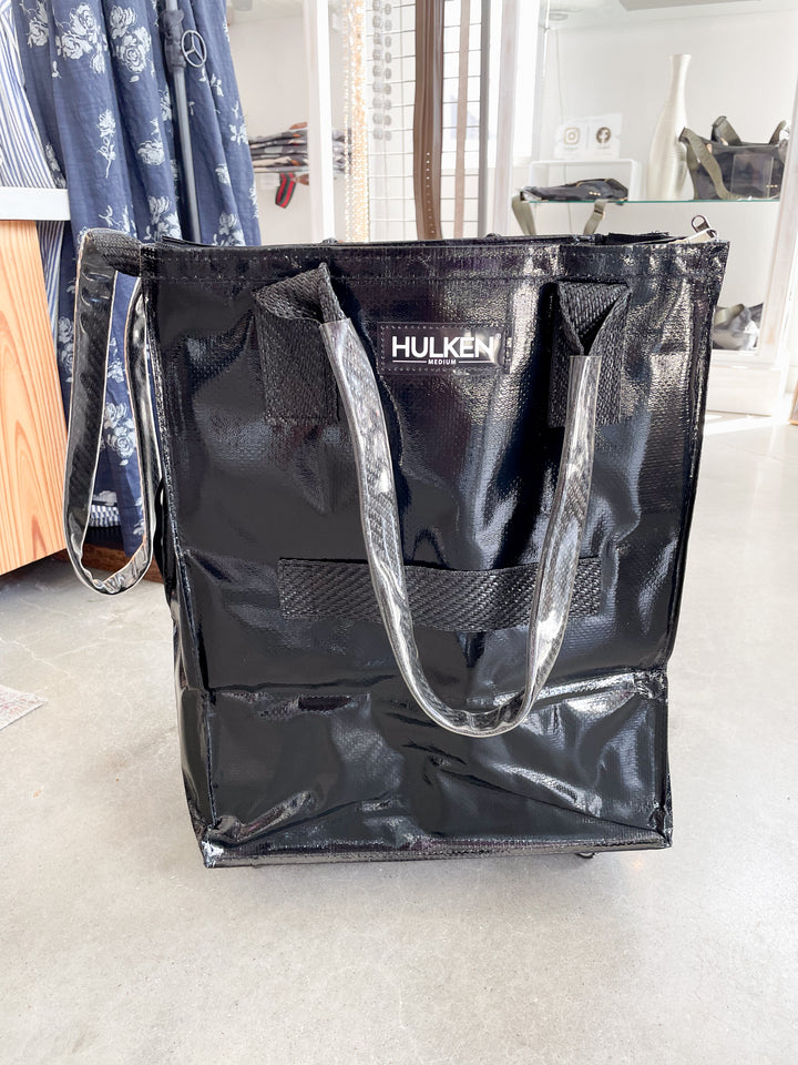 Hulken® Medium Signature Rolling Tote Bag-Black