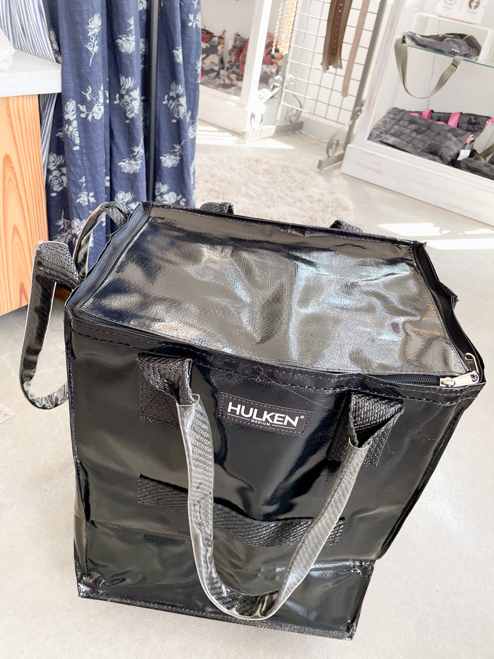 Hulken® Medium Signature Rolling Tote Bag-Black