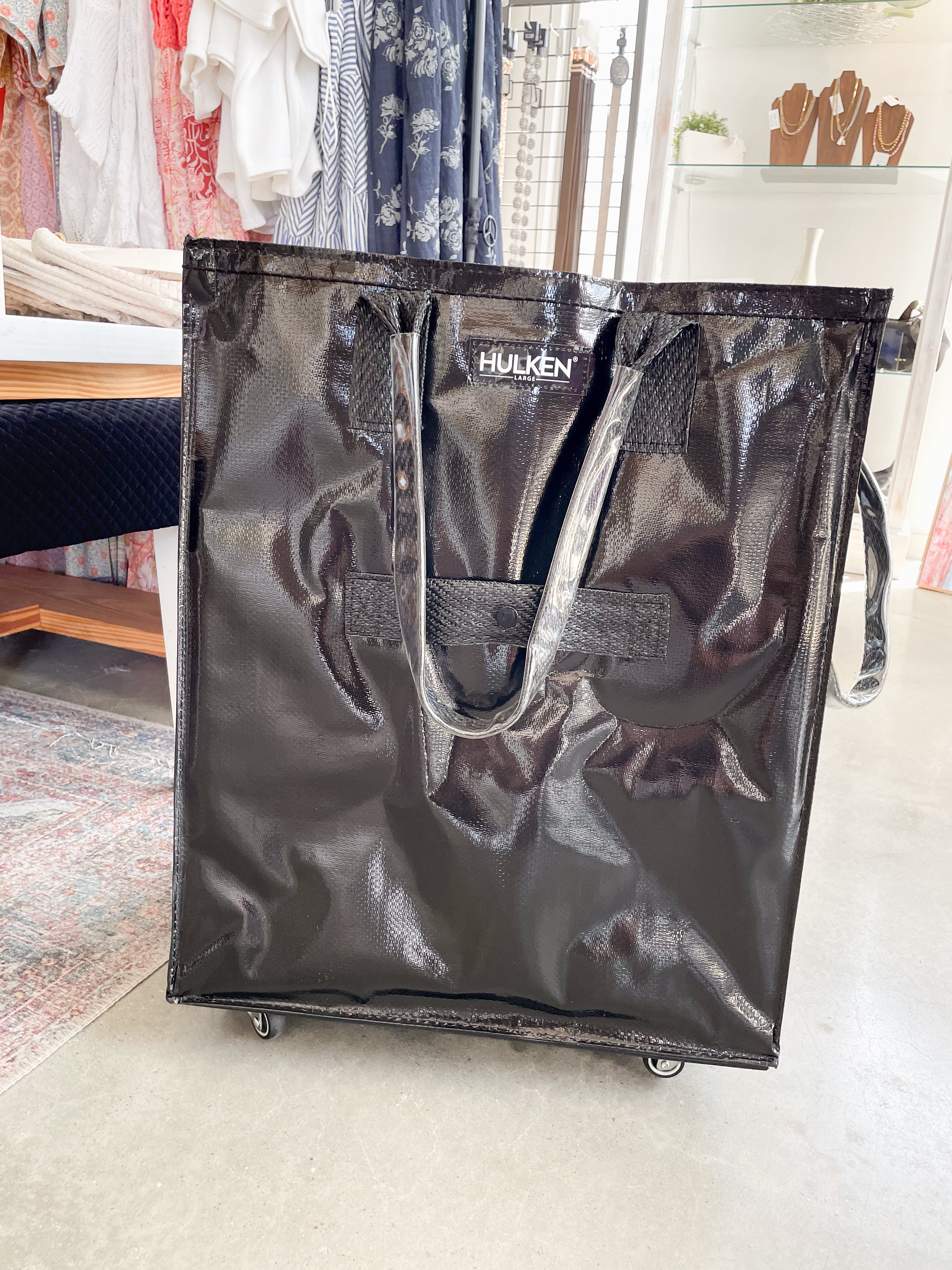 Hulken® Large Signature Rolling Tote Bag-Black – Sparkle Tallahassee