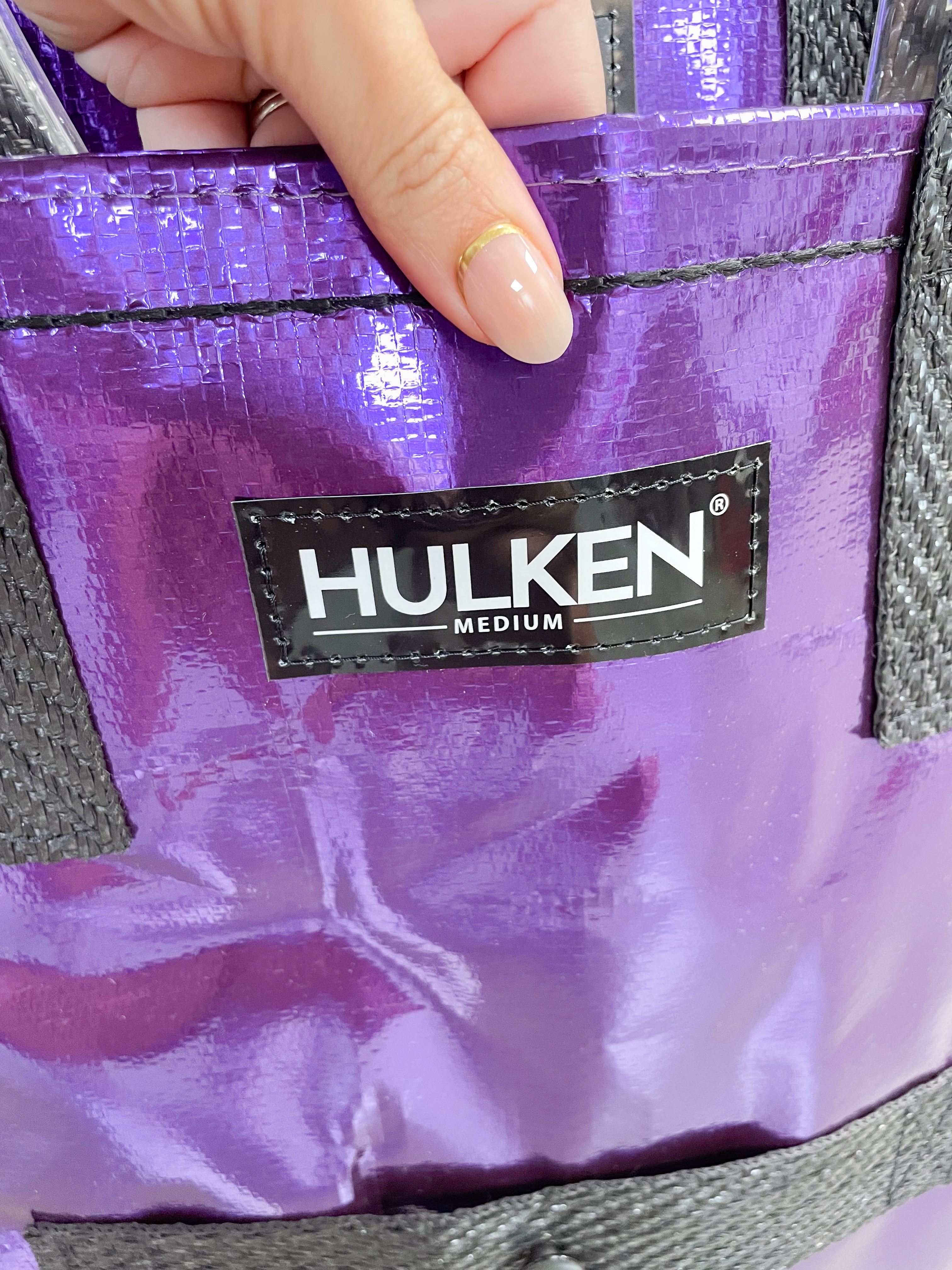 Hulken® Medium Signature Rolling Tote Bag-Ultraviolet – Sparkle
