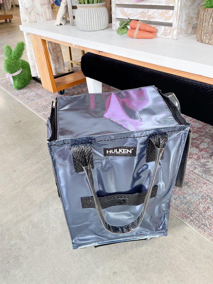 Hulken® Small Signature Rolling Tote Bag-Crystal Blue