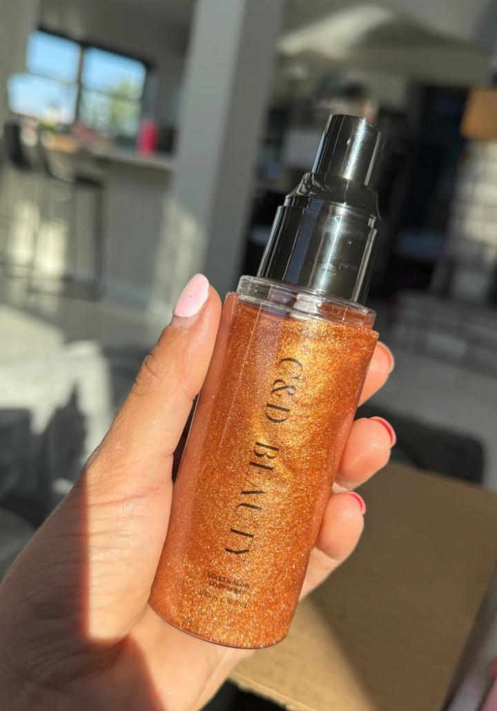 Golden Glow Body Spray & Brush