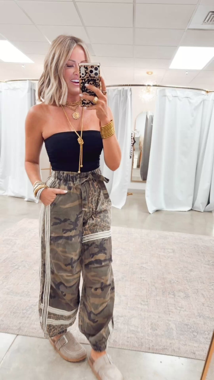 Wildside Camo Joggers-Olive Camo