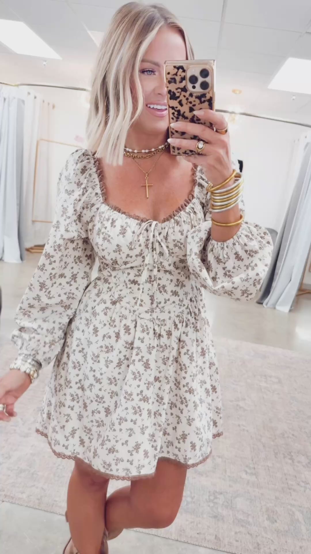 Callum Floral Mini Dress
