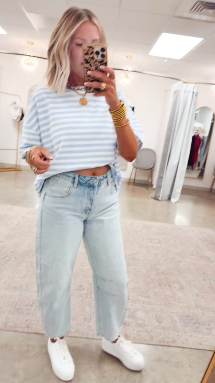 Dockside Top-Sky/White