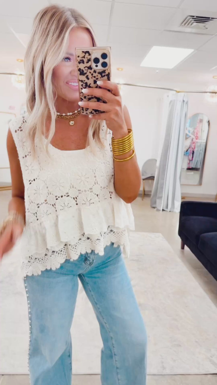 Mystic Crochet Tank Top