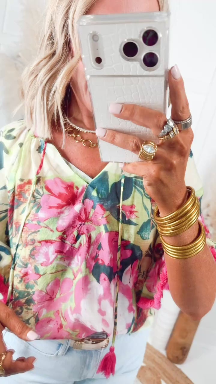 The Cabana Bloom Blouse