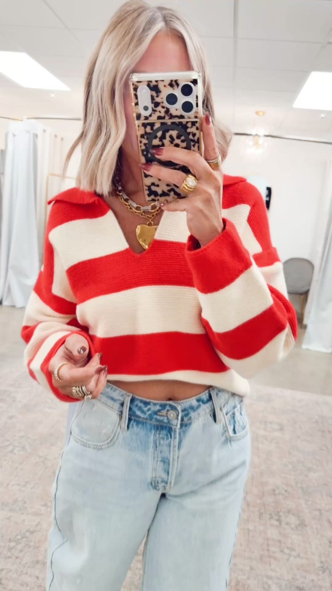 Peppermint Cozy Sweater