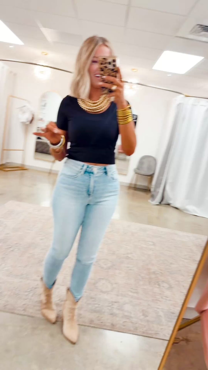 Basic Butter Bliss Top-Black