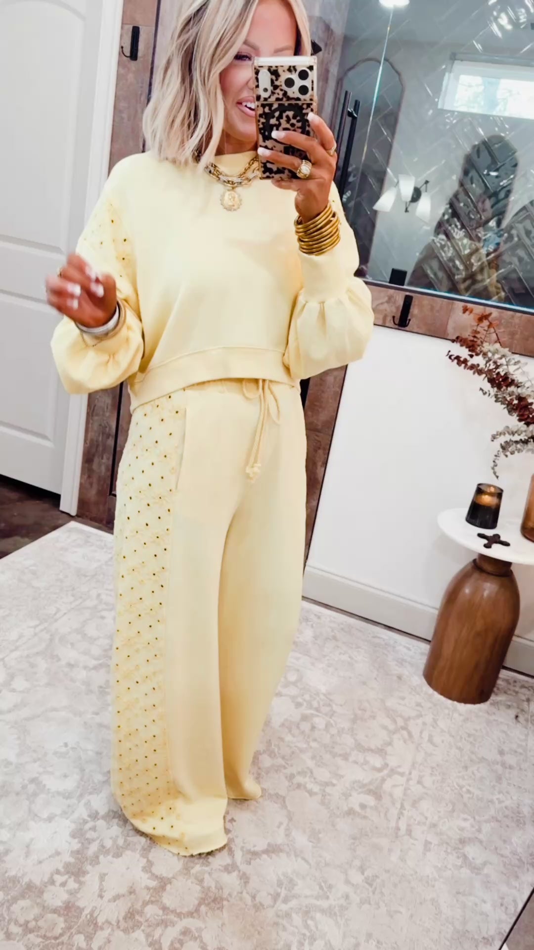 The Paloma Plush Set-Mellow Yellow