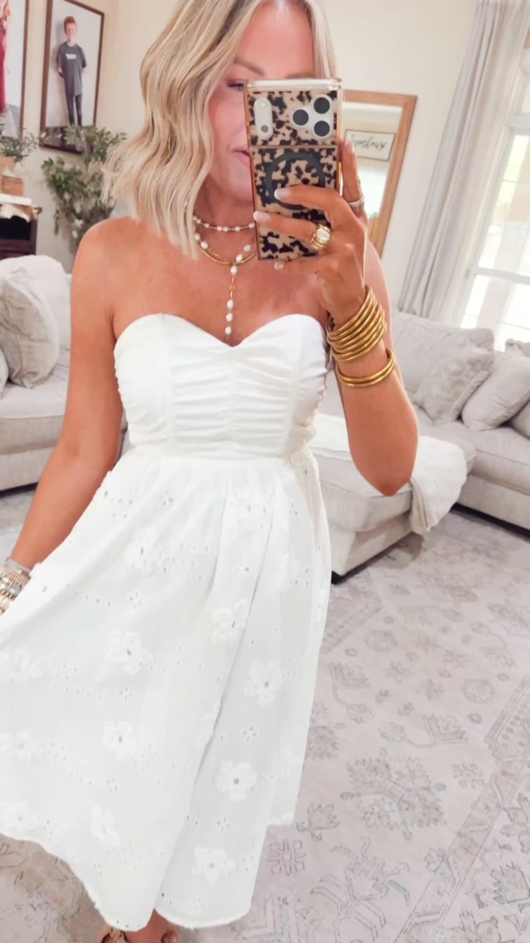 Maribel Lace Embroidered Midi Dress