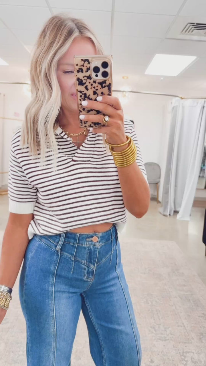 The Hollis Collared Top
