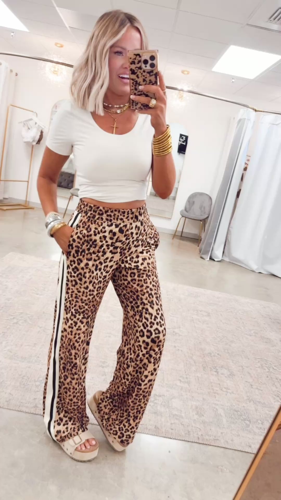 Untamed Animal Print Pants
