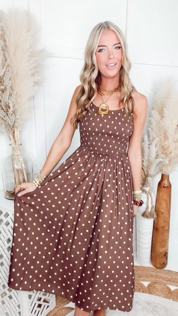 The Mocha Darling Midi Dress