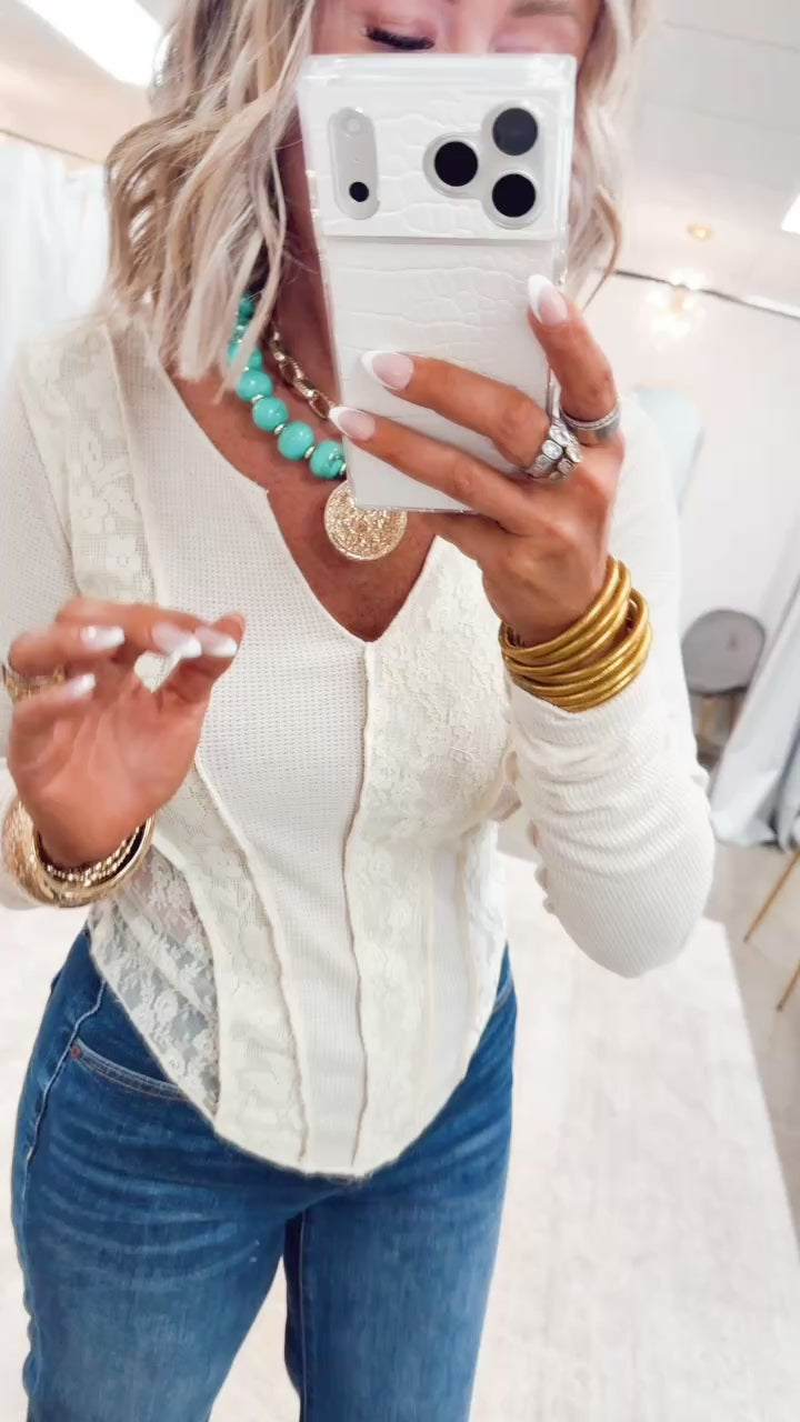 Sweet Serenity Top-Cream