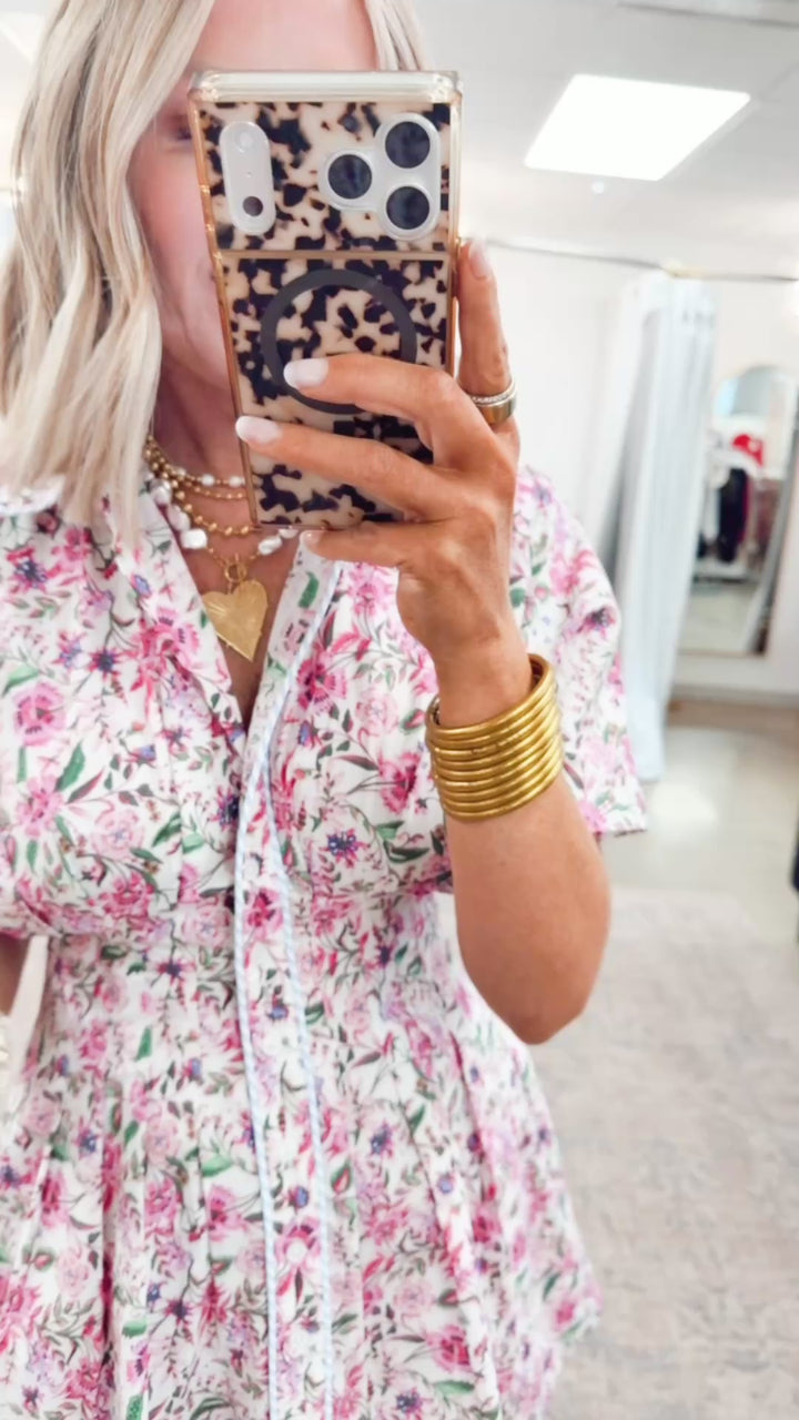 - FINAL SALE- Clarisse Floral Mini Dress