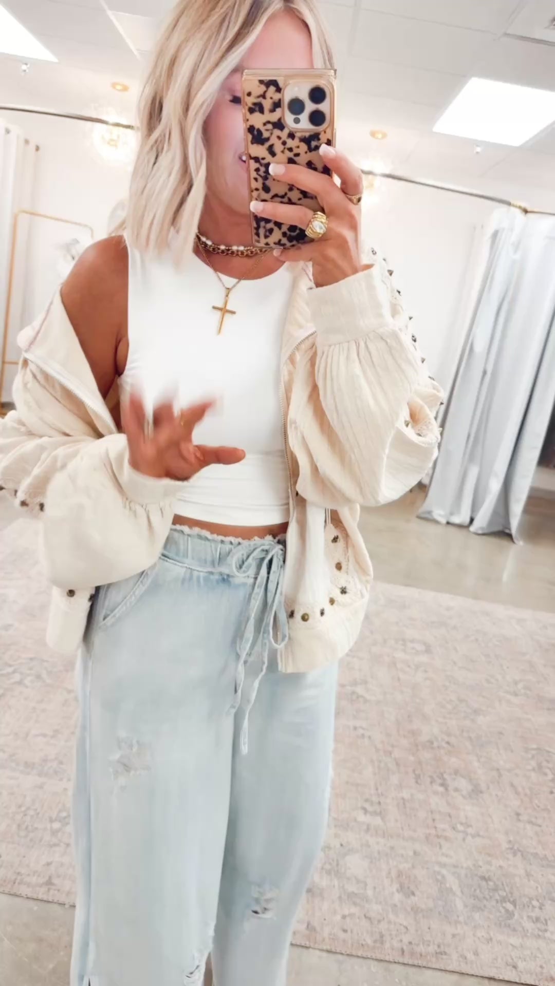 Free Spirit Lightweight Jacket-Natural