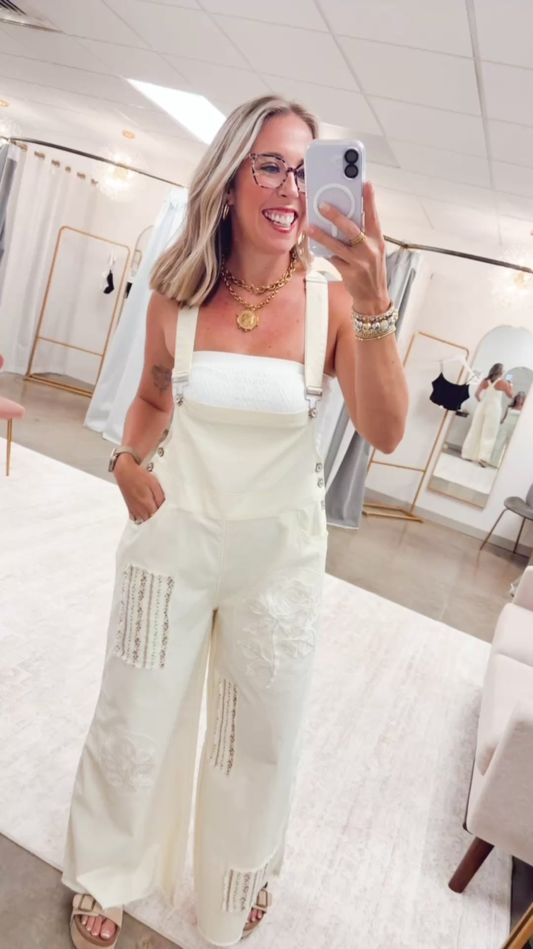 The Luma Patchwork Overalls