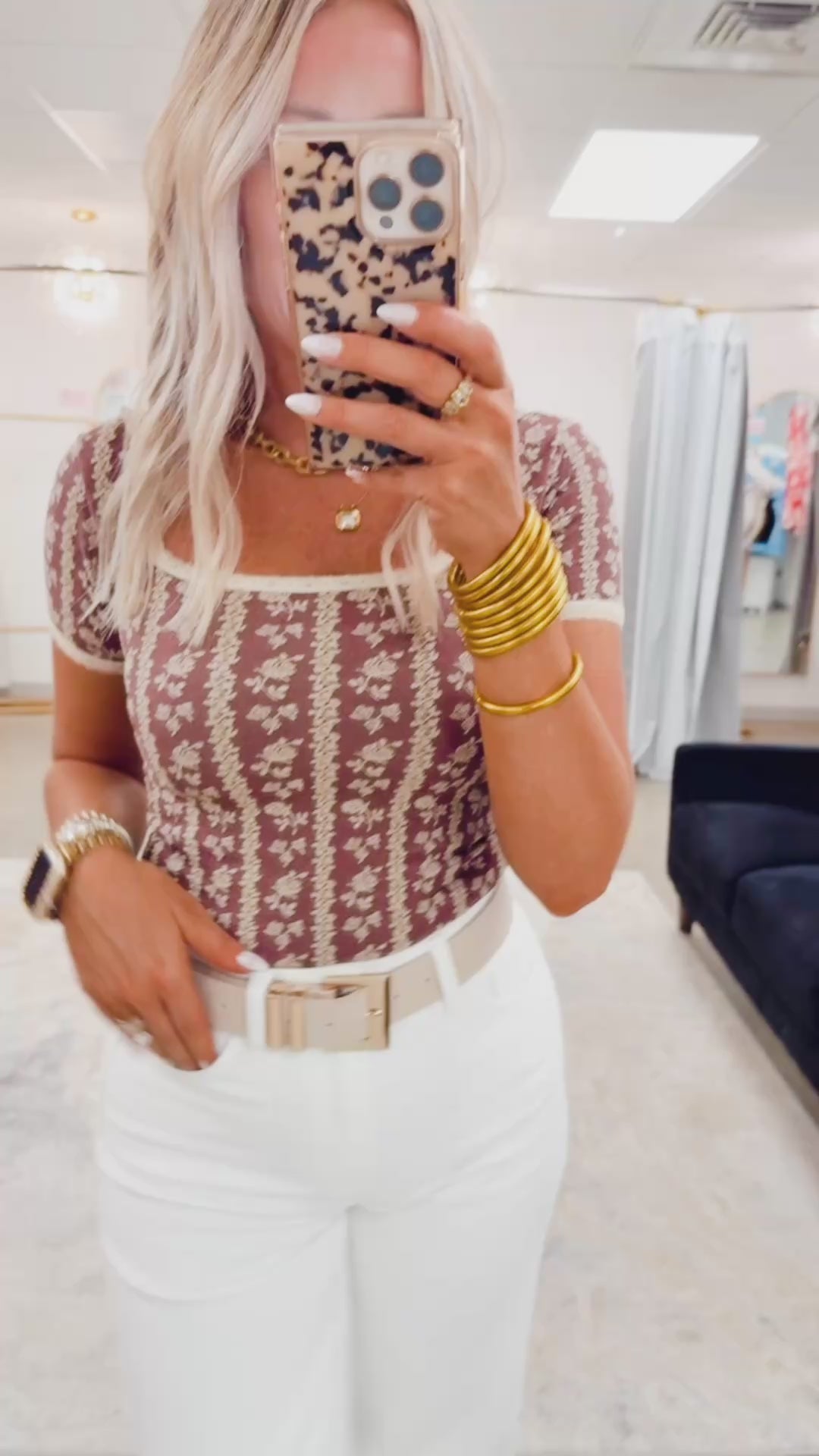 Lace Flora Top