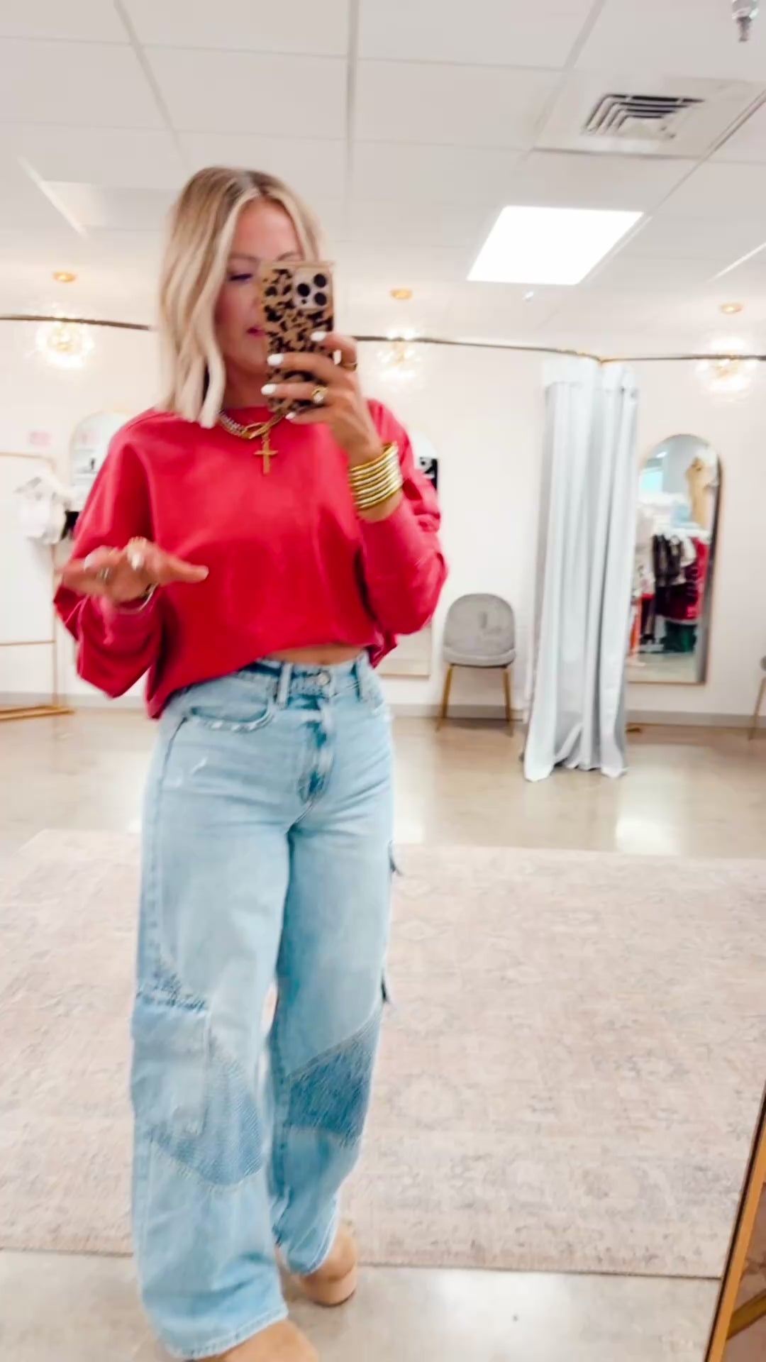 Darling Raw Edge Sweatshirt