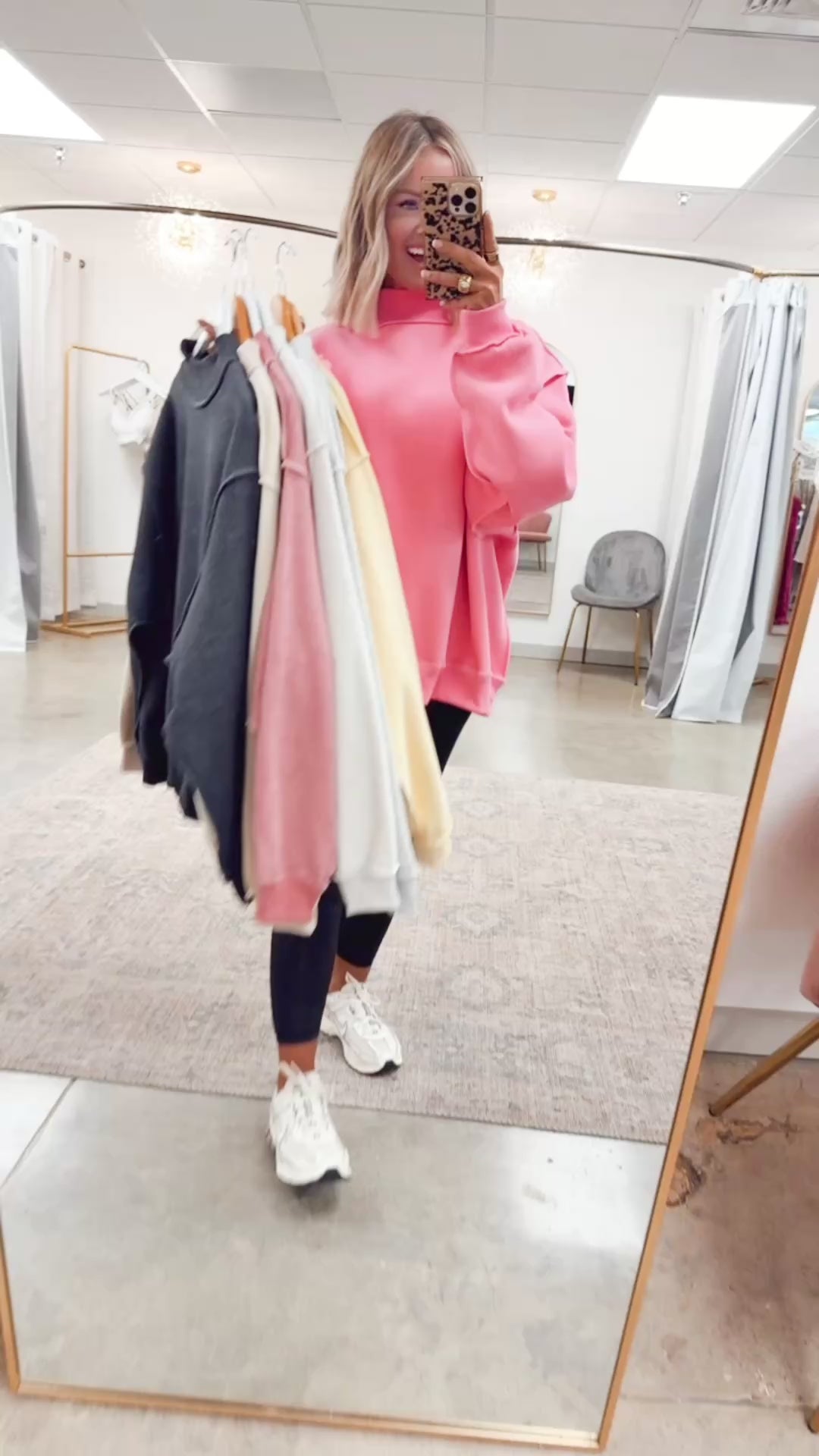 Butter Yellow Reversible Mock Neck Sweatshirt – Sparkle Tallahassee