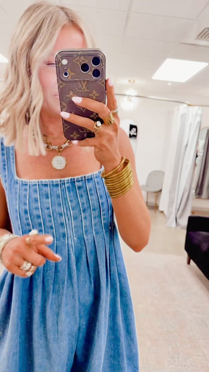 The Oakley Pintuck Romper