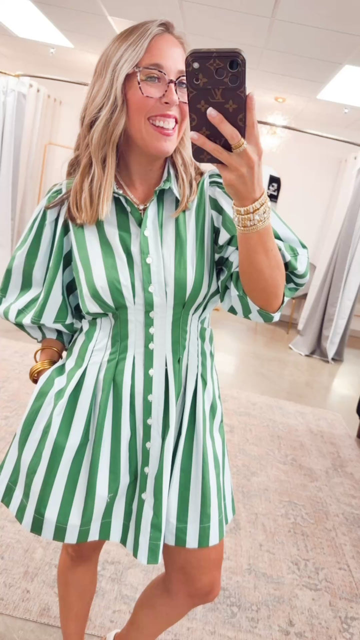 The Tinsley Pintuck Mini Dress