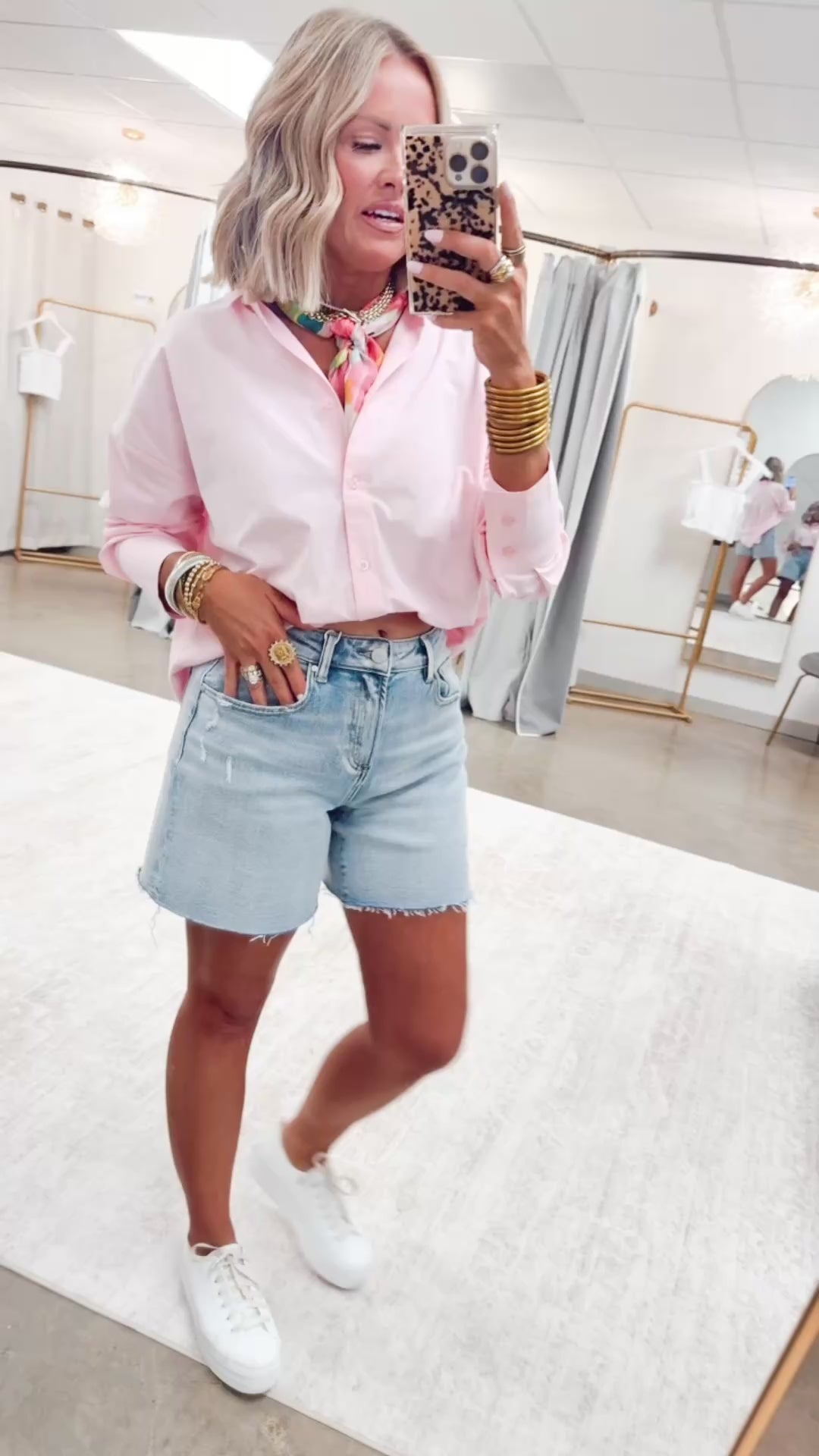 The Lucy Poplin Shirt-Pink