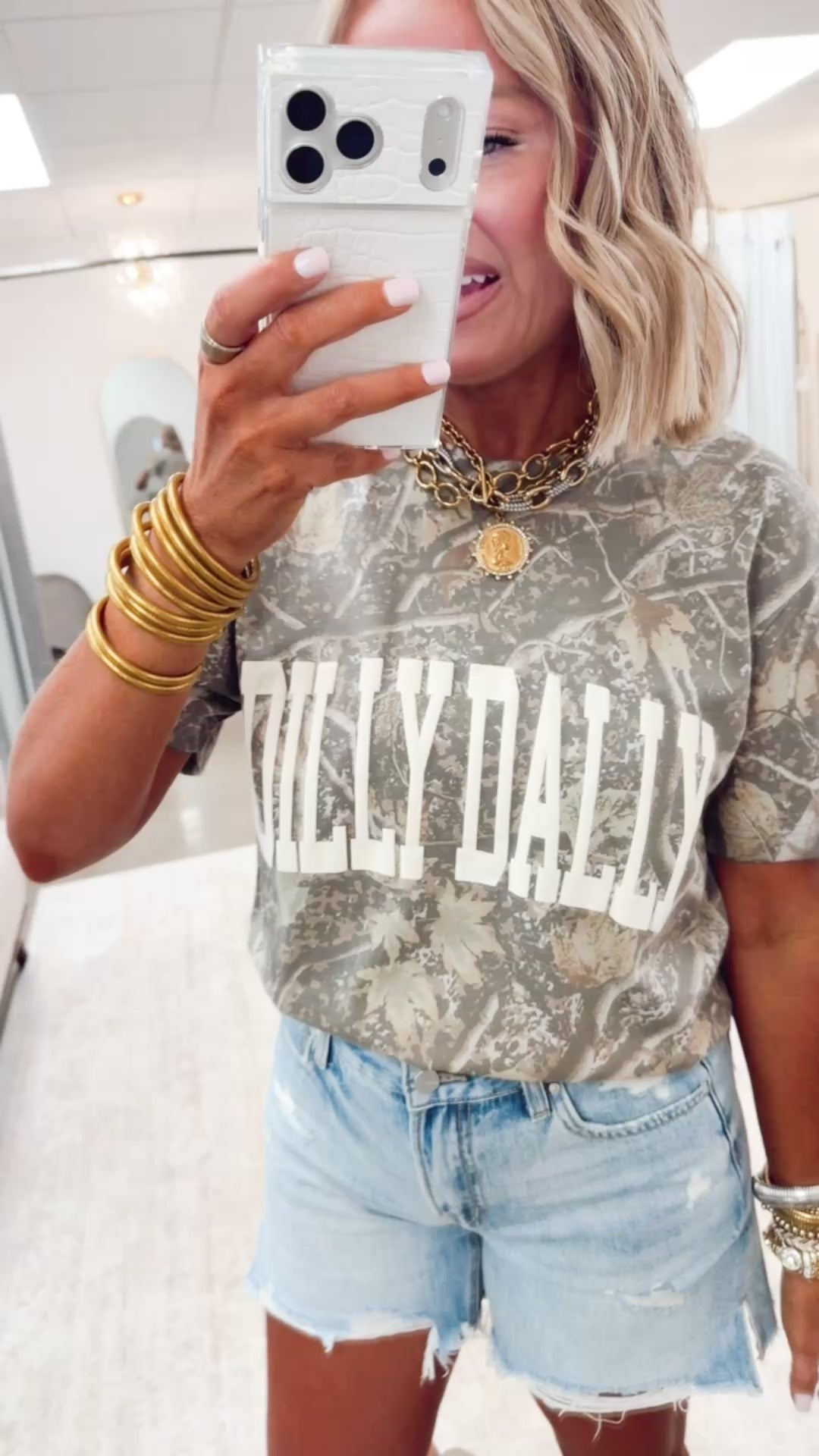 Dilly Dally Camo Tee
