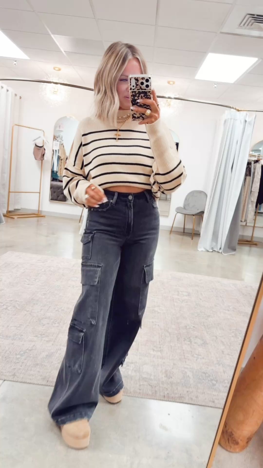 Elsie Mock Neck Sweater