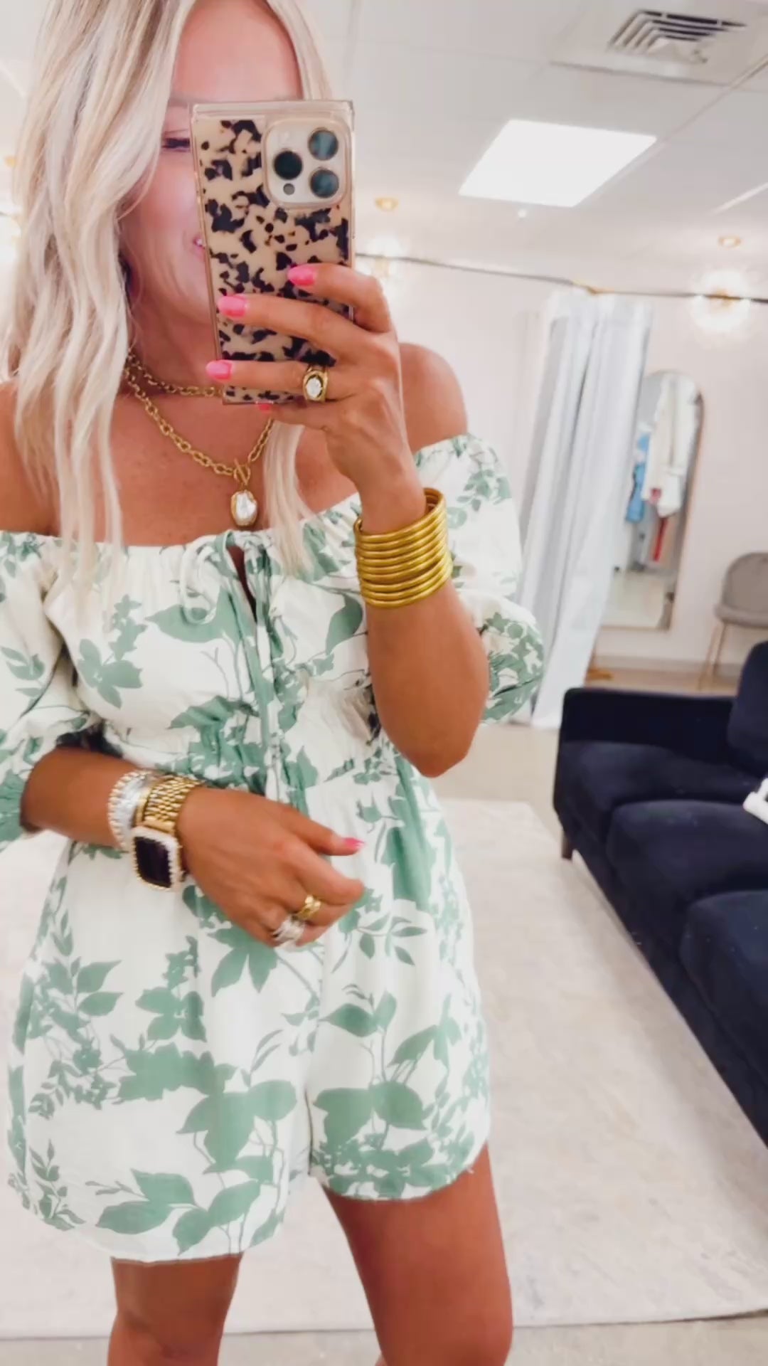 Everly Puff Sleeve Romper