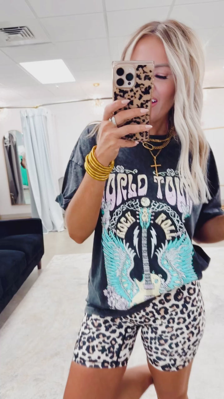 World Tour Rock '&' Roll Graphic Tee
