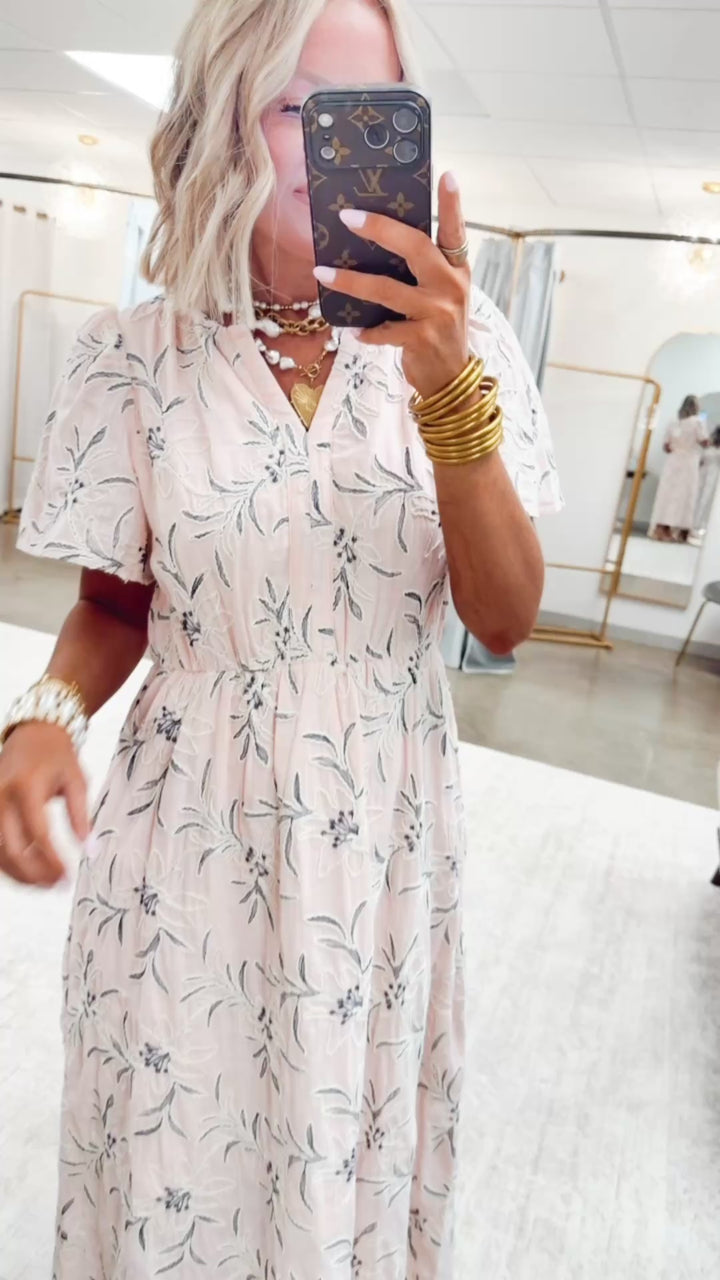 The Secret Garden Midi Dress