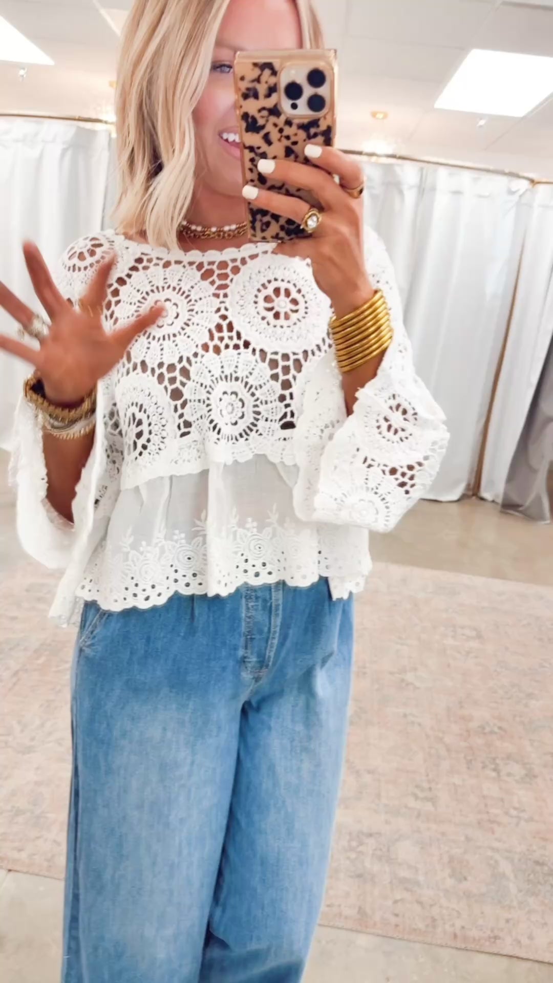 Eden Eyelet Top