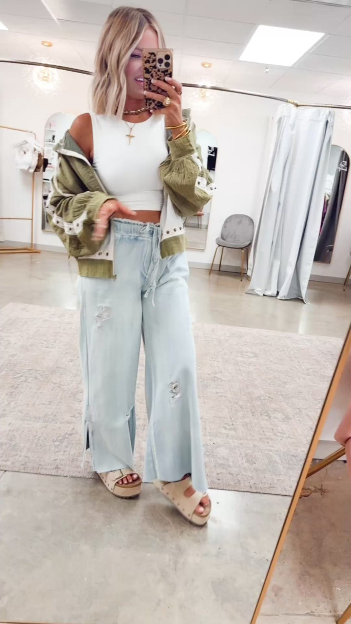 Free Spirit Lightweight Jacket-Olive