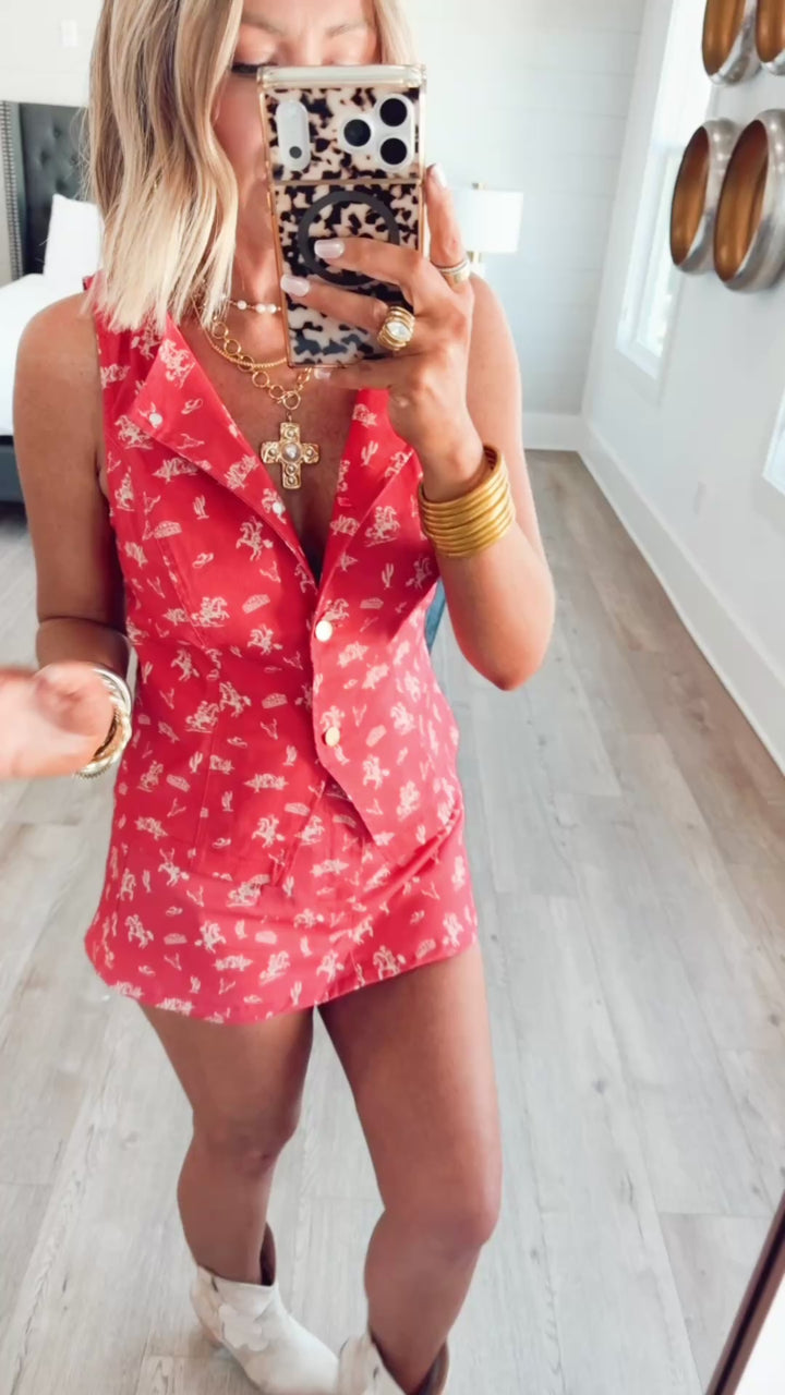 The Wild West Mini Skort