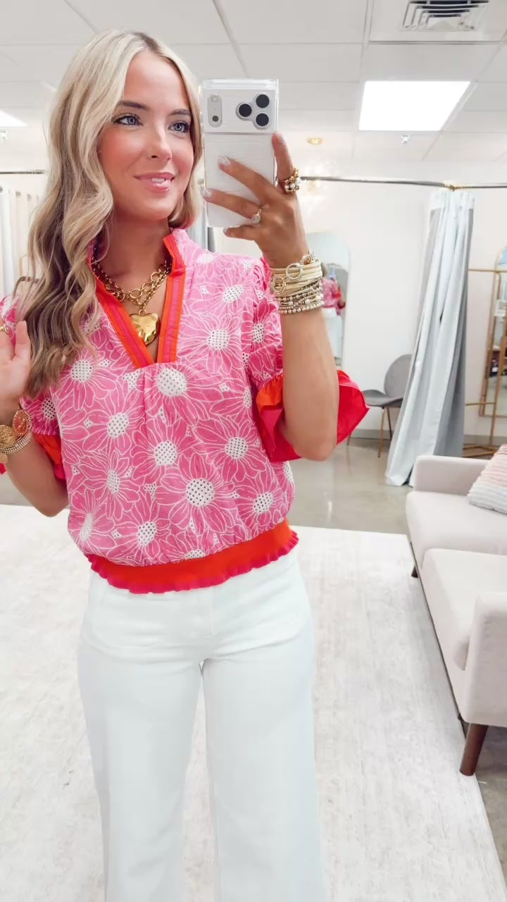 The Hibiscus Bloom Top