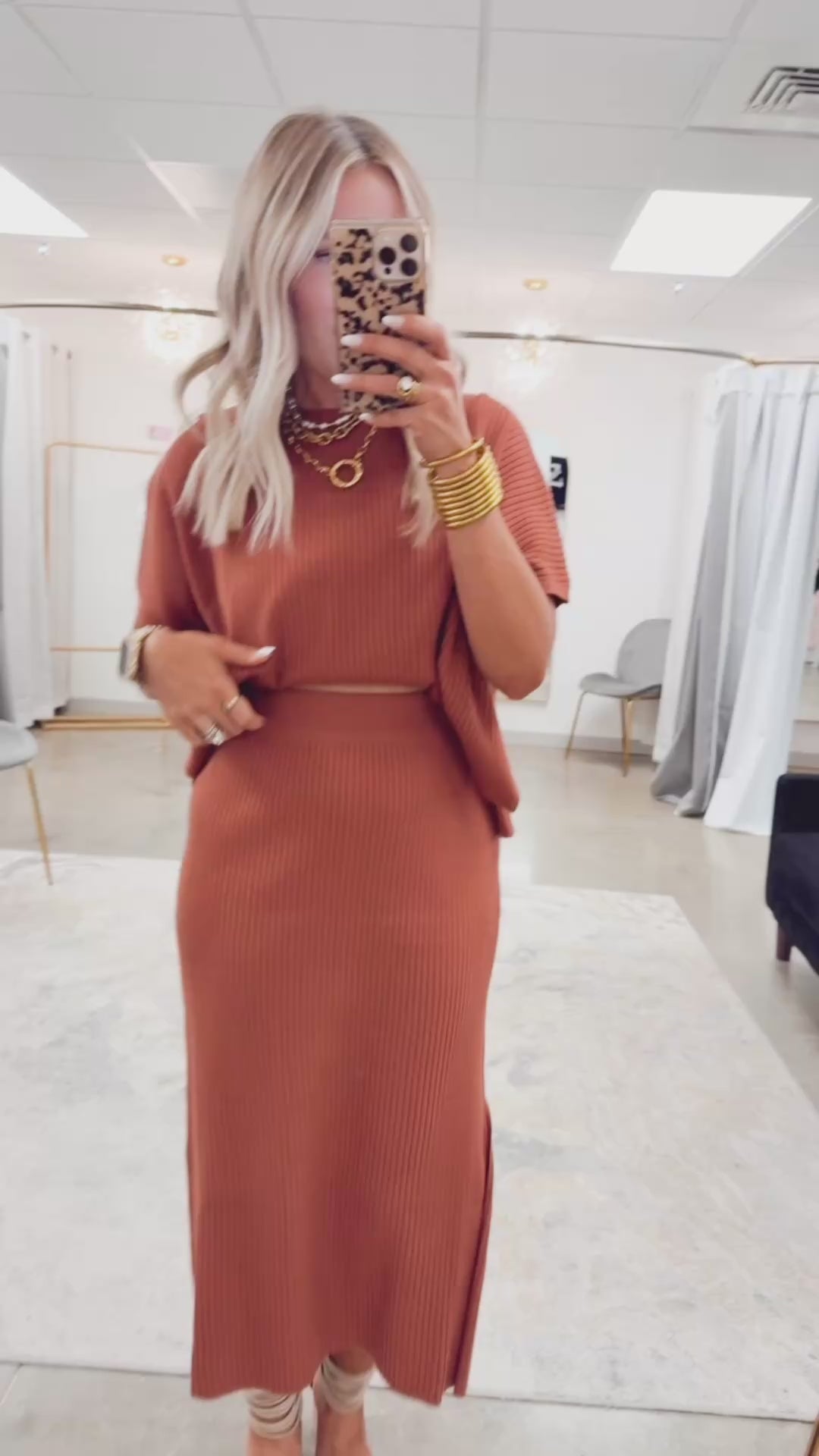 Nora Knit Sweater & Skirt Set