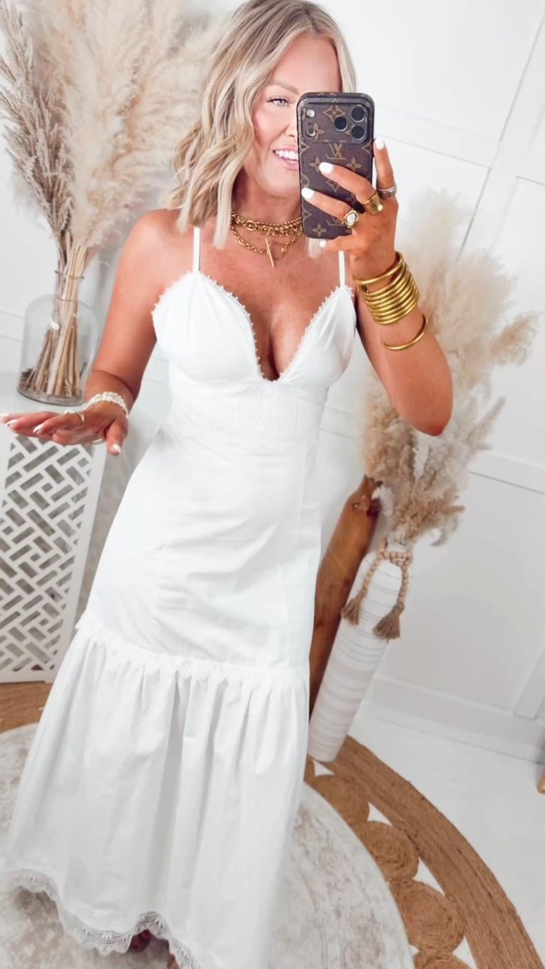 The Sweet Meadow Lace Dress-White