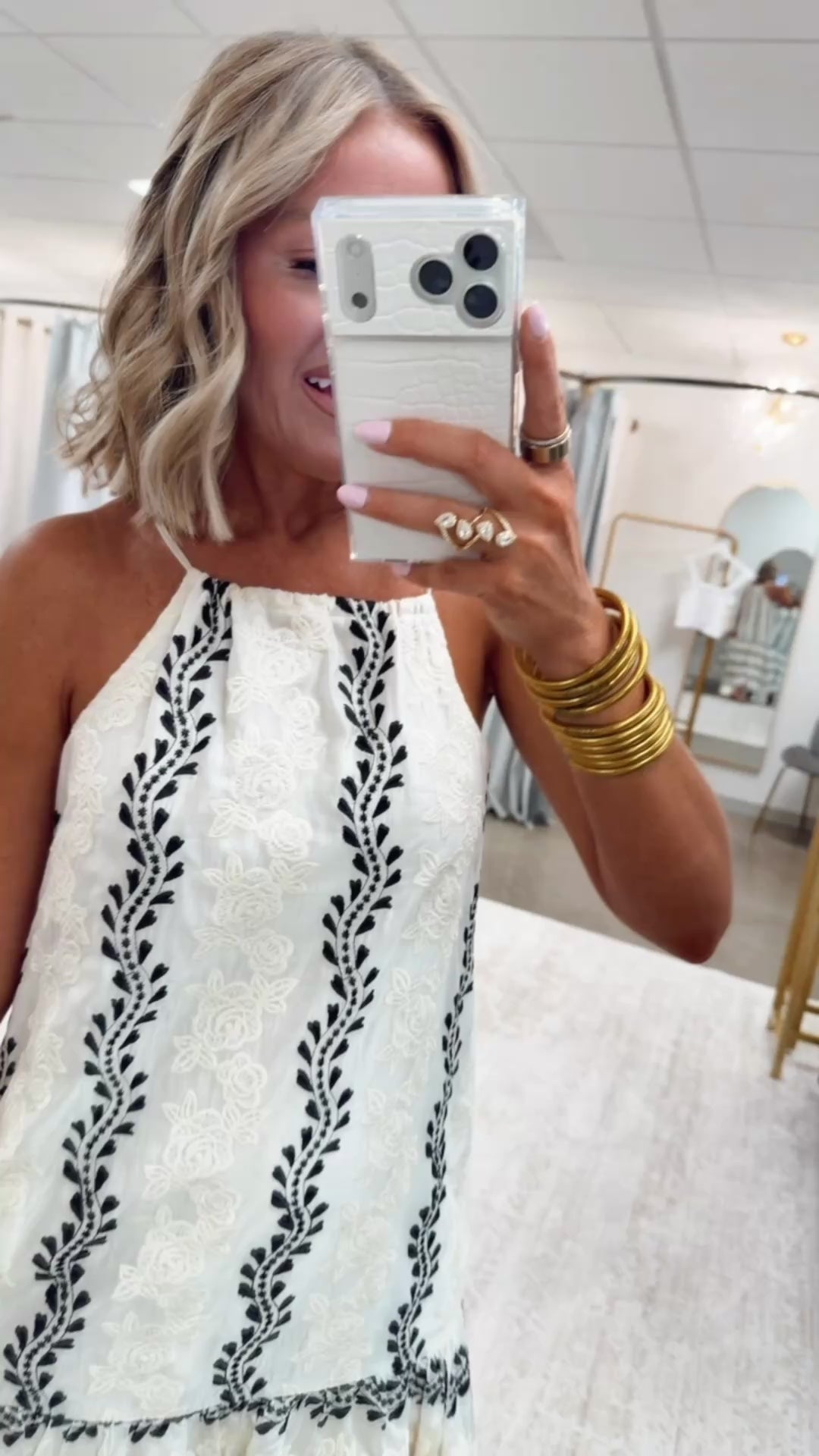 The Meadowlark Embroidered Midi Dress