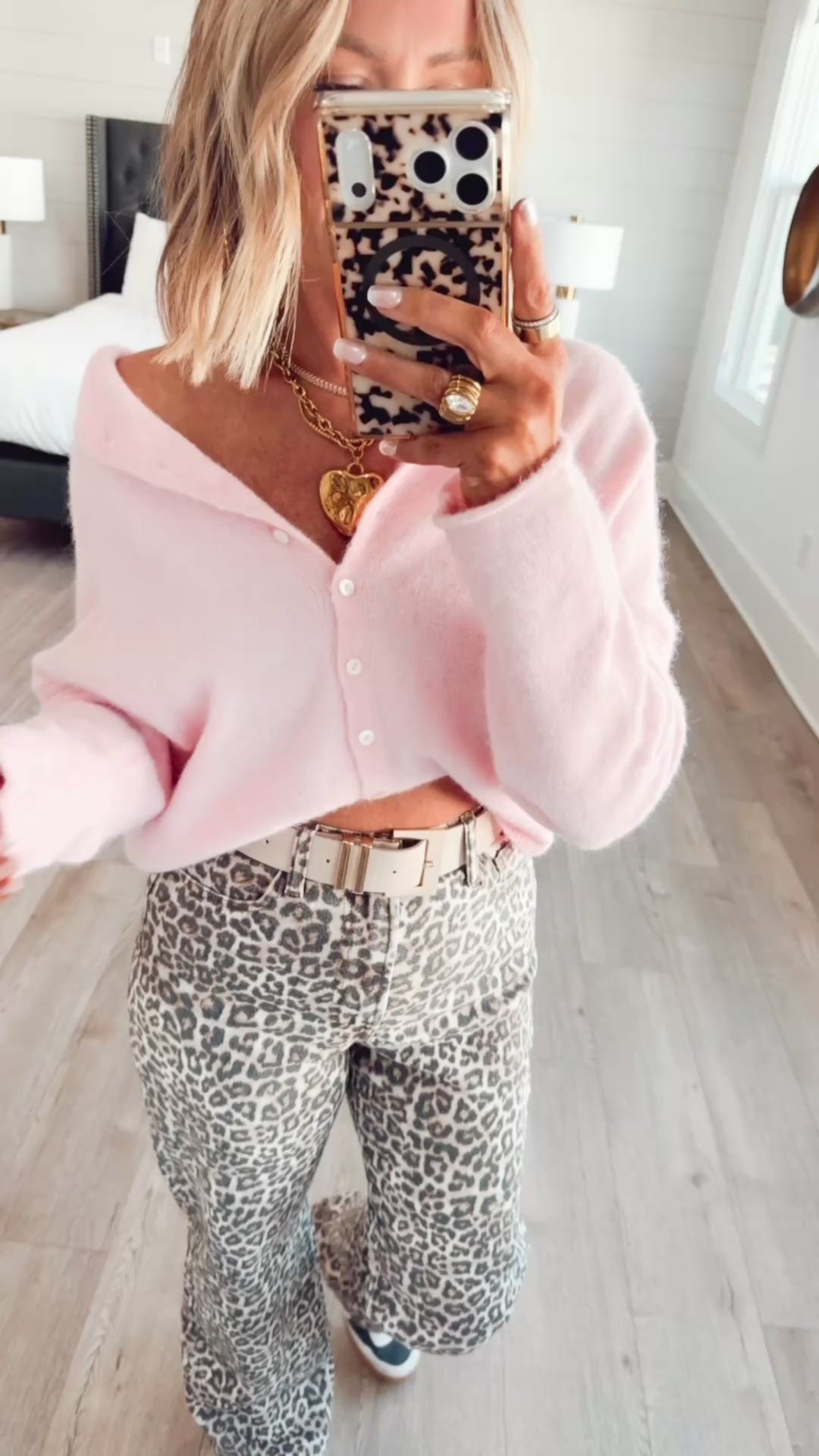 Seaside Stroll Cardigan-Baby Pink