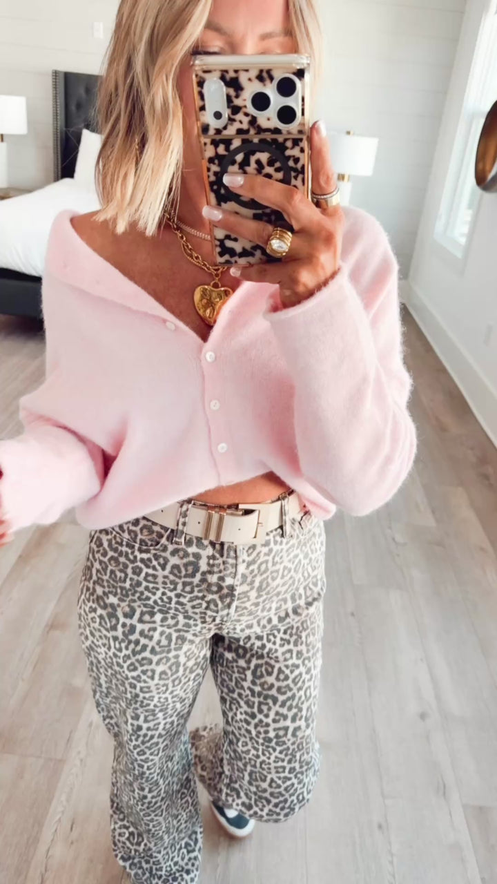 Seaside Stroll Cardigan-Baby Pink