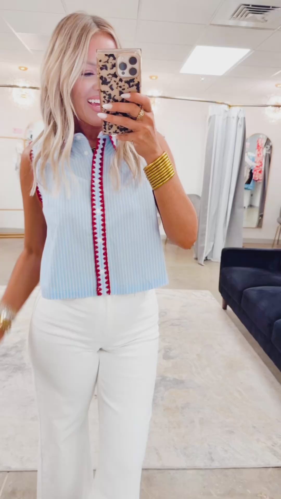 The Scarlett Stripe Top