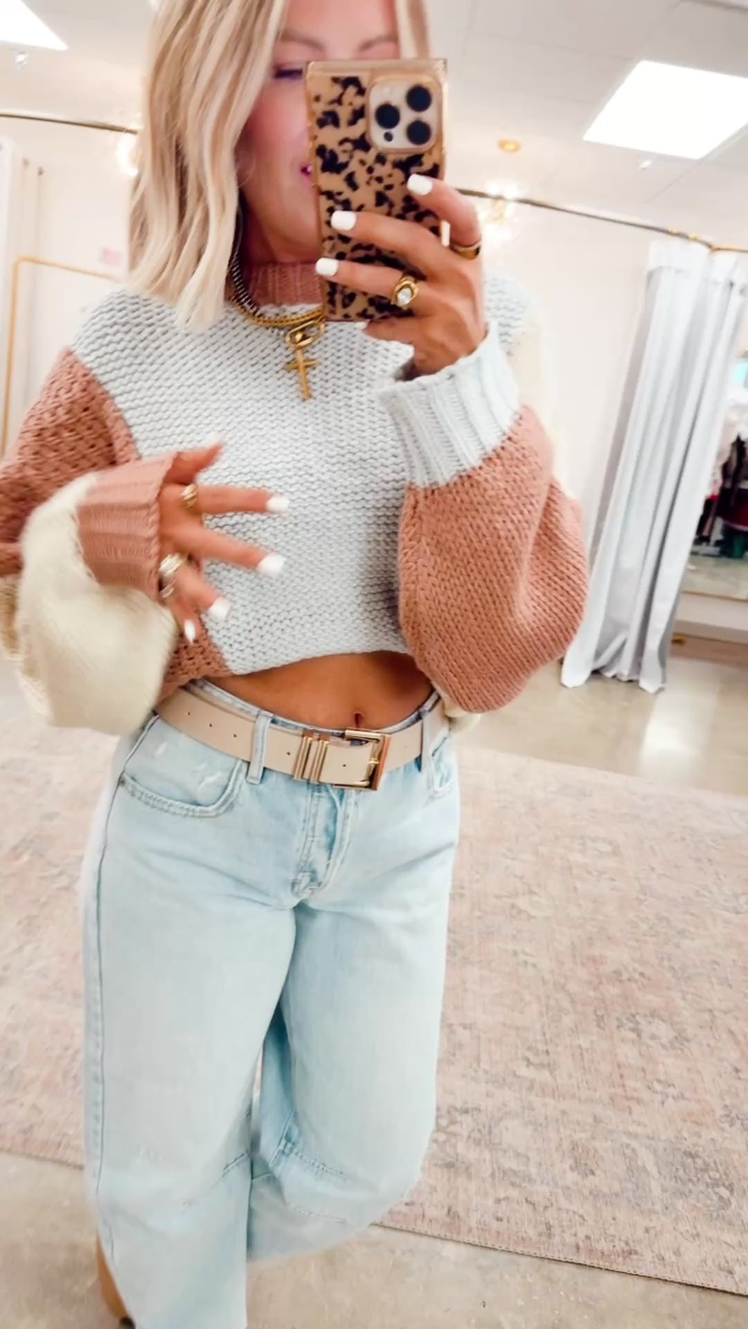 Sweet Things Colorblock Sweater