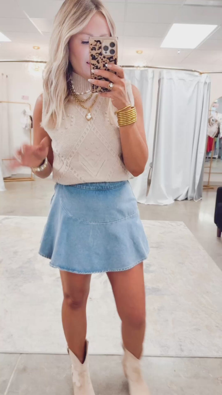 Ruffle Rush Skort