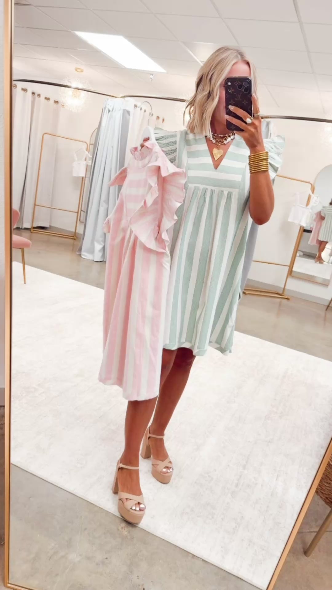 The Sweet Soleil Flutter Dress-Pink