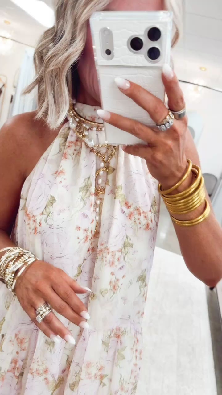 The Rose Halter Dress