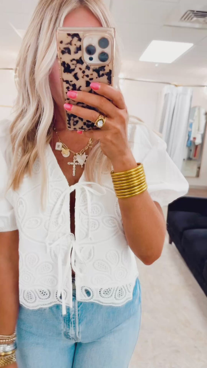 Estelle Eyelet Blouse